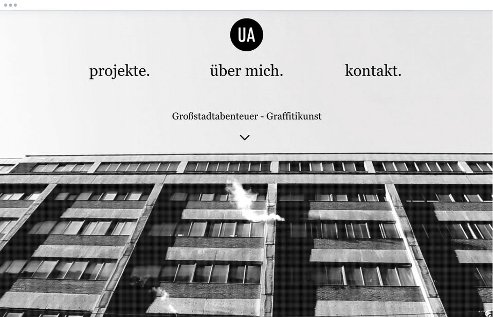 Website-Template für Künstler:innen