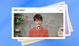 Bild aus einem Kurs auf Wix Learn.