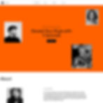 Website template for a modeling agency portfolio