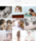 A Wix portfolio template for a photographer specializing in baby photos.