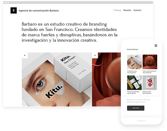 Sitio web de Brand Studio