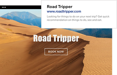 Situs web Wix dengan judul dan deskripsi SEO yang dioptimalkan